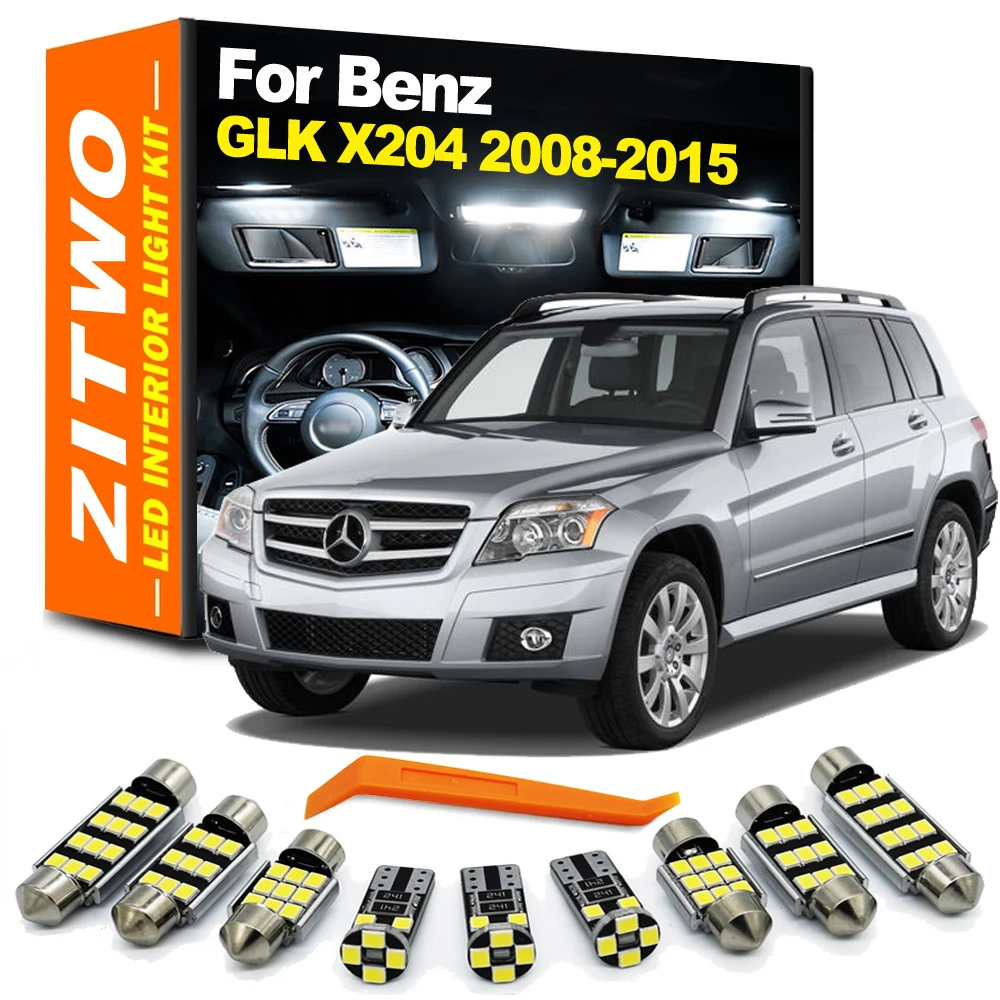 ZITWO Kit LED interior para Mercedes GLK X204 2008-2015 bombillas LED
