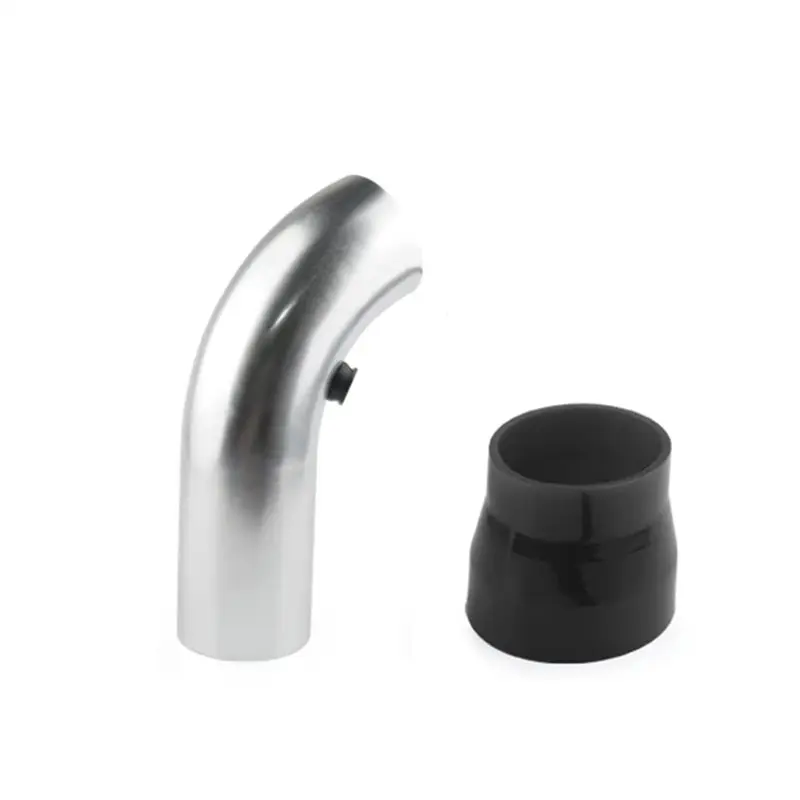 Kit admisión aire frío 3" aluminio plateado con tubo inducción turbo - imagen 4
