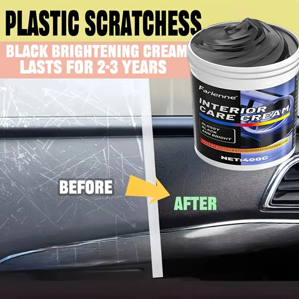 Cera renovadora de plásticos para coche, restaura y protege - imagen 4