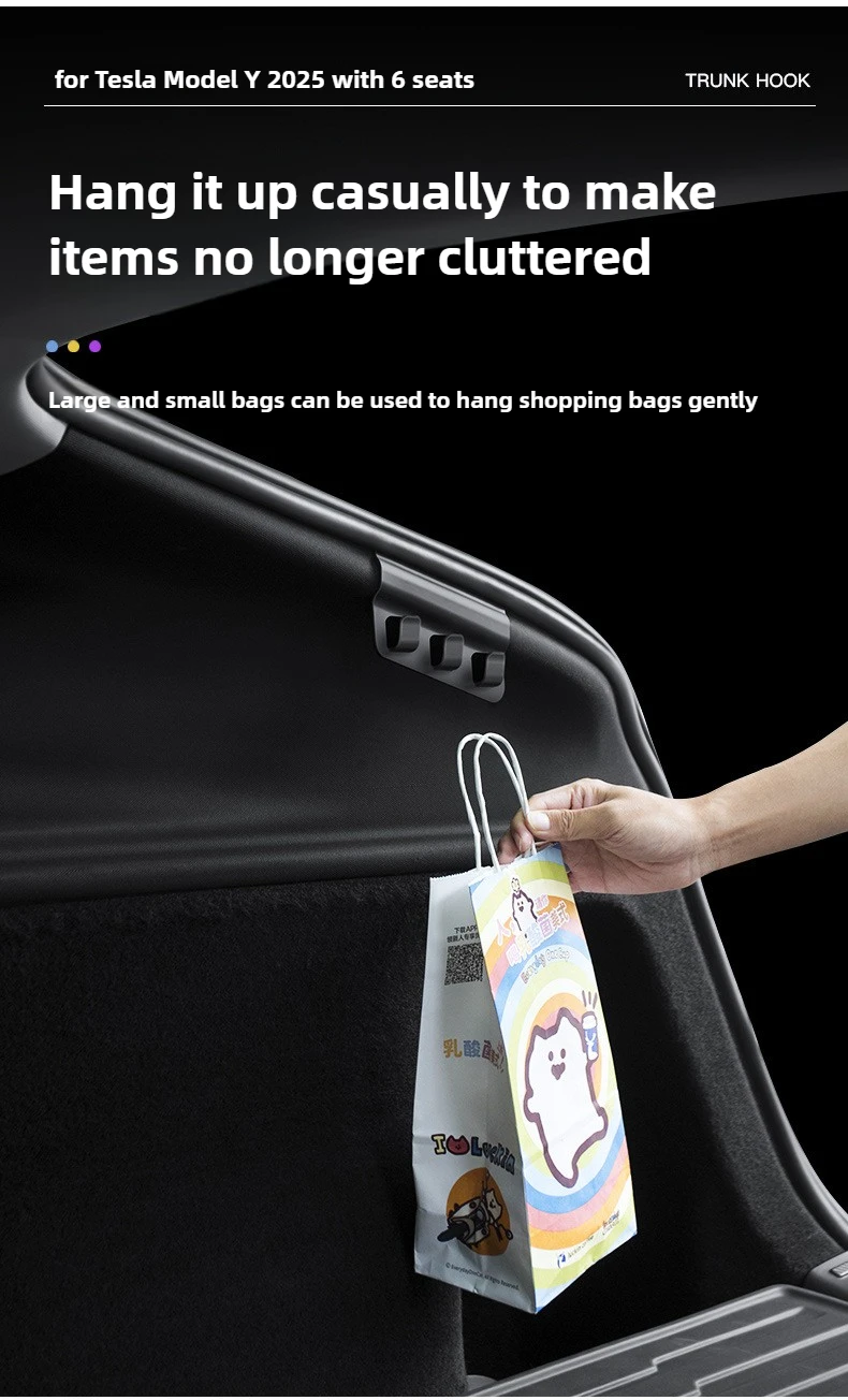 Accesorio interior de almacenamiento para Tesla Model Y