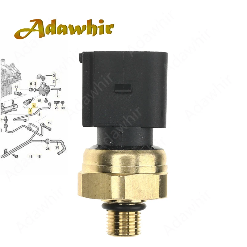 Sensor presión combustible 06E 906 051 – VW Jetta, Passat, Audi A4/A6