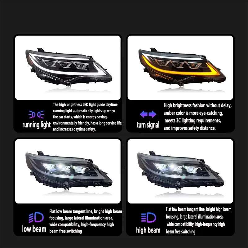 Faros LED diurnos DRL Toyota Camry - imagen 3