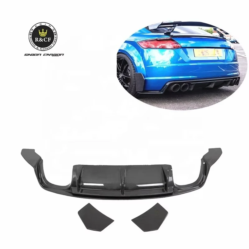 Difusor trasero de carbono para Audi TTS/TTRS MK3 2015-2019