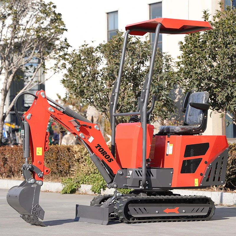 Maquinaria TOROS Earthmoving, Miniescavadora Personalizada de 0.8 Toneladas con Aire Acondicionado