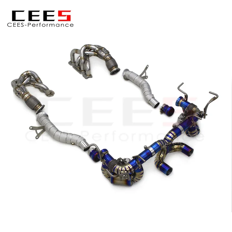 Escape completo Cees X-Pipe para Ferrari 458 Speciale 4.5 V8 - imagen 3
