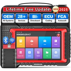 Escáner OBD2 KINGBOLEN K7 con codificación ECU y prueba activa