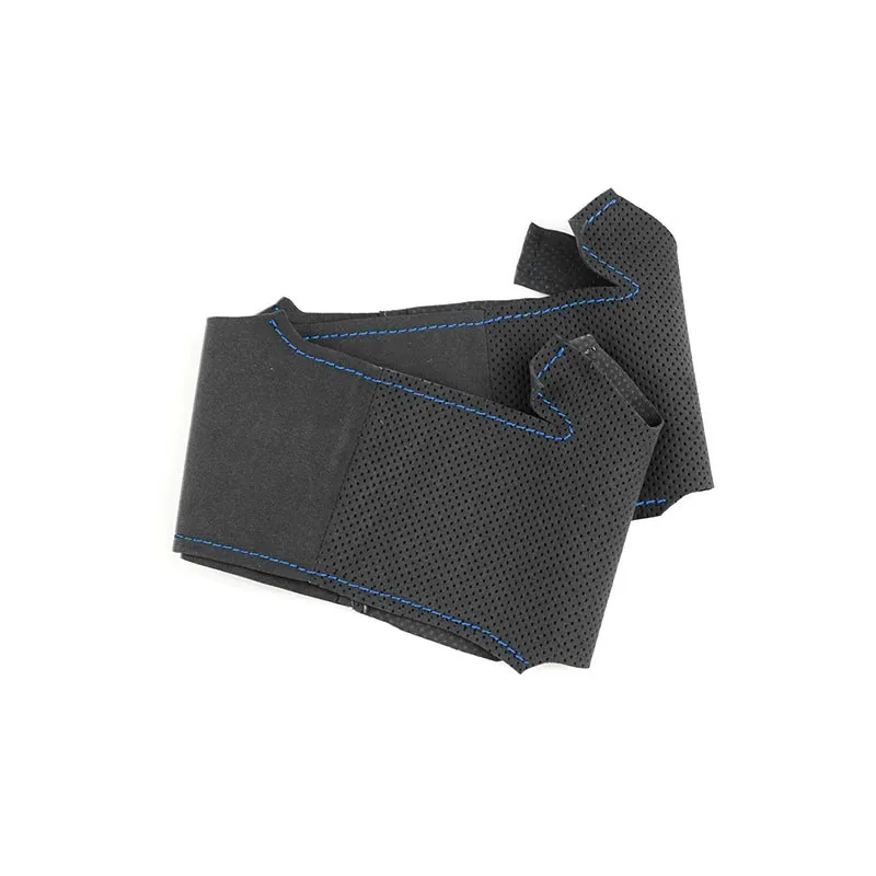 Funda de volante trenzada en cuero y ante para VW Golf 4 y Passat B5 - imagen 2