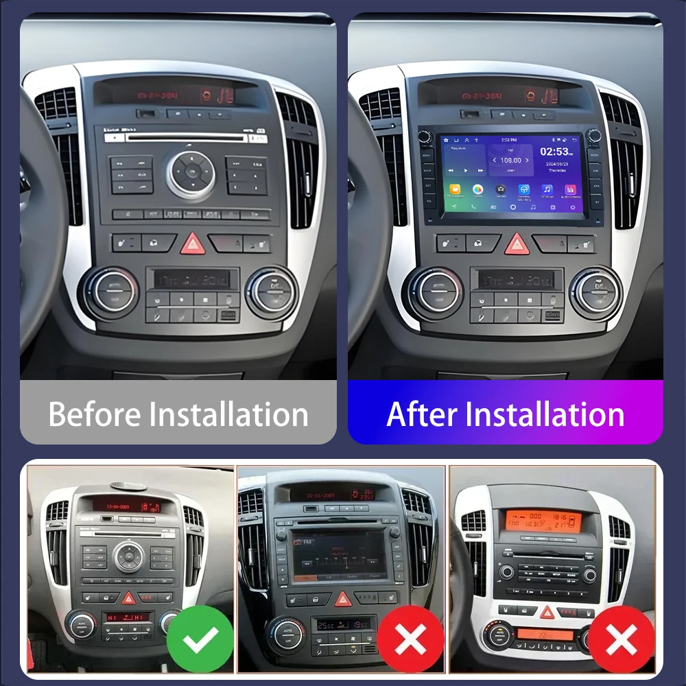 Autoradio Android 2DIN Kia Ceed (2010-2012) GPS CarPlay 7" - imagen 2
