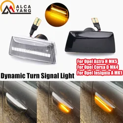 Luz intermitente lateral LED secuencial para Opel Insignia y Cruze