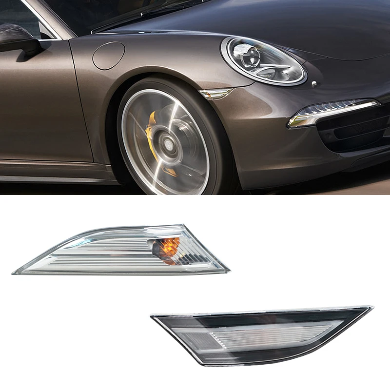 Intermitentes LED laterales delanteros para Porsche 911, 981, 991 y 718
