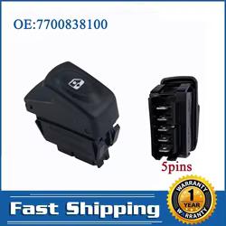 Interruptor Ventanilla 5 Pines – Renault Clio II Kangoo 1998-2012