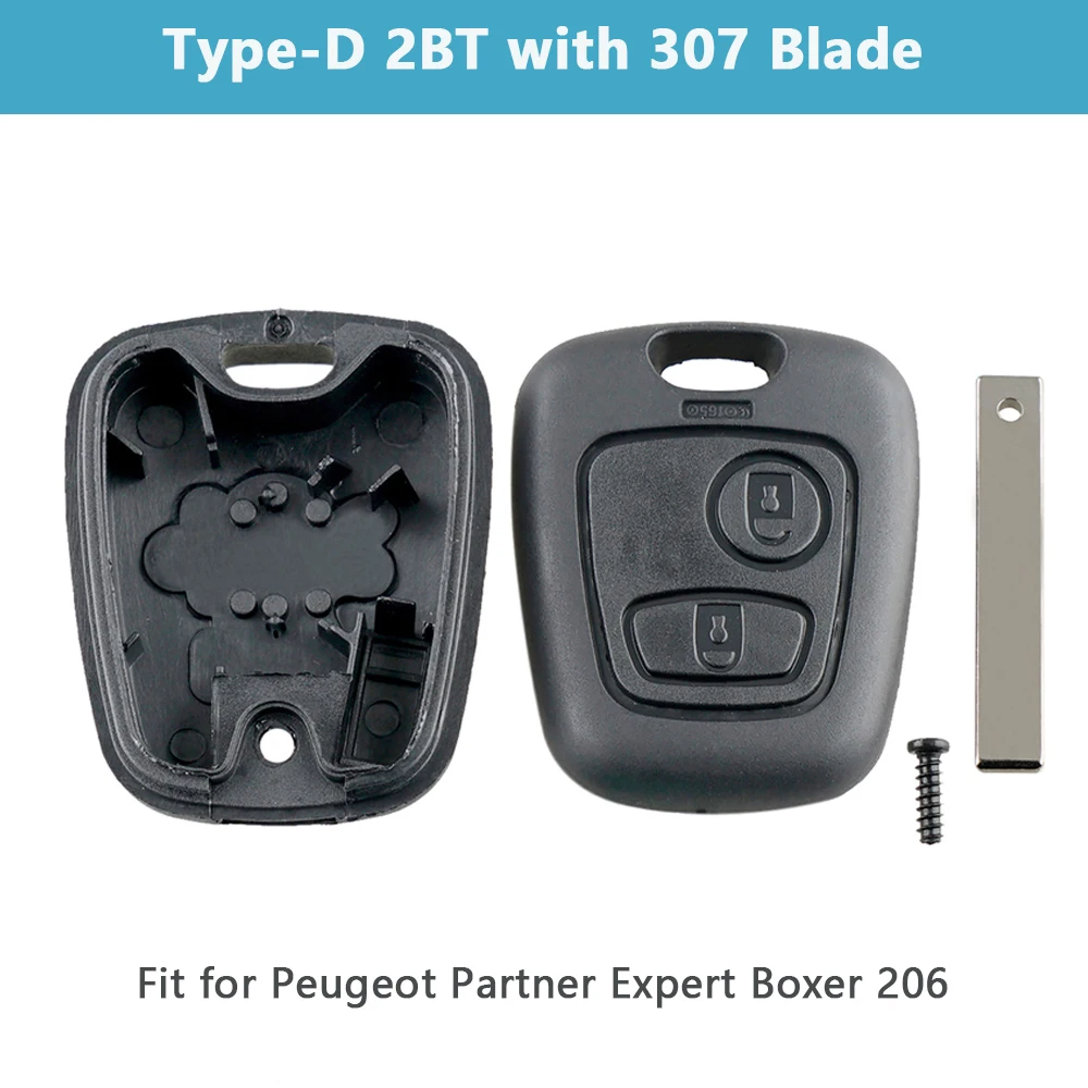 Carcasa llave remota con hoja Citroën C1 y Peugeot 307 - imagen 4