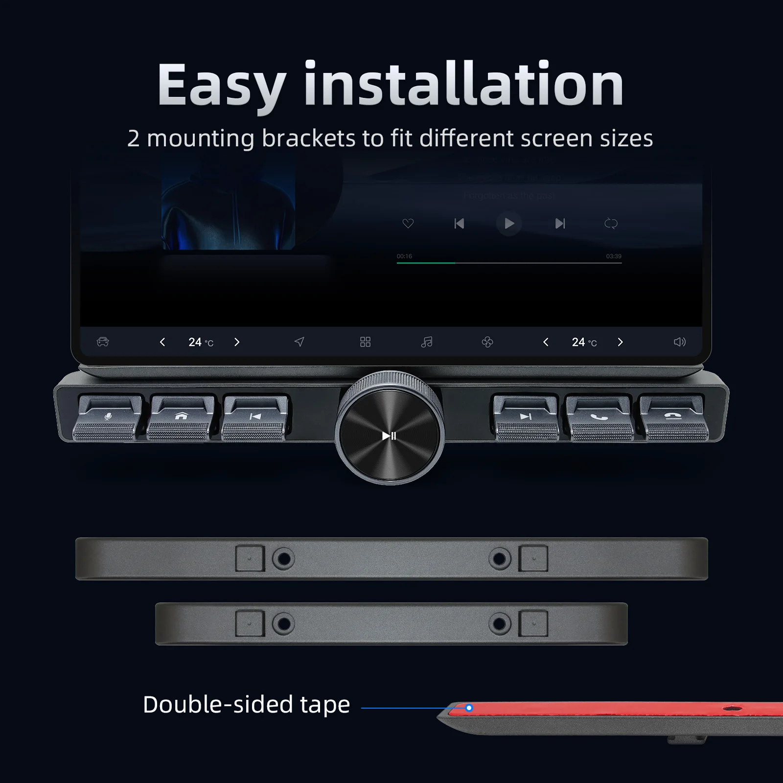Mando a distancia multimedia universal 7 teclas – Control coche NRG - imagen 5