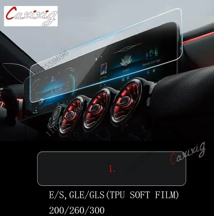 Protector pantalla navegación Mercedes Clase E W213 2016-2021
