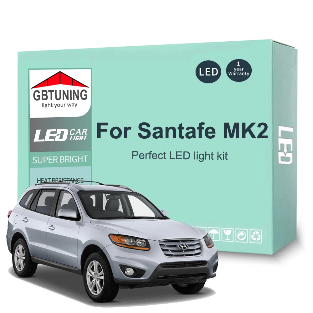 Kit LED interior Canbus Hyundai Santa Fe MK2 (2007-2012)