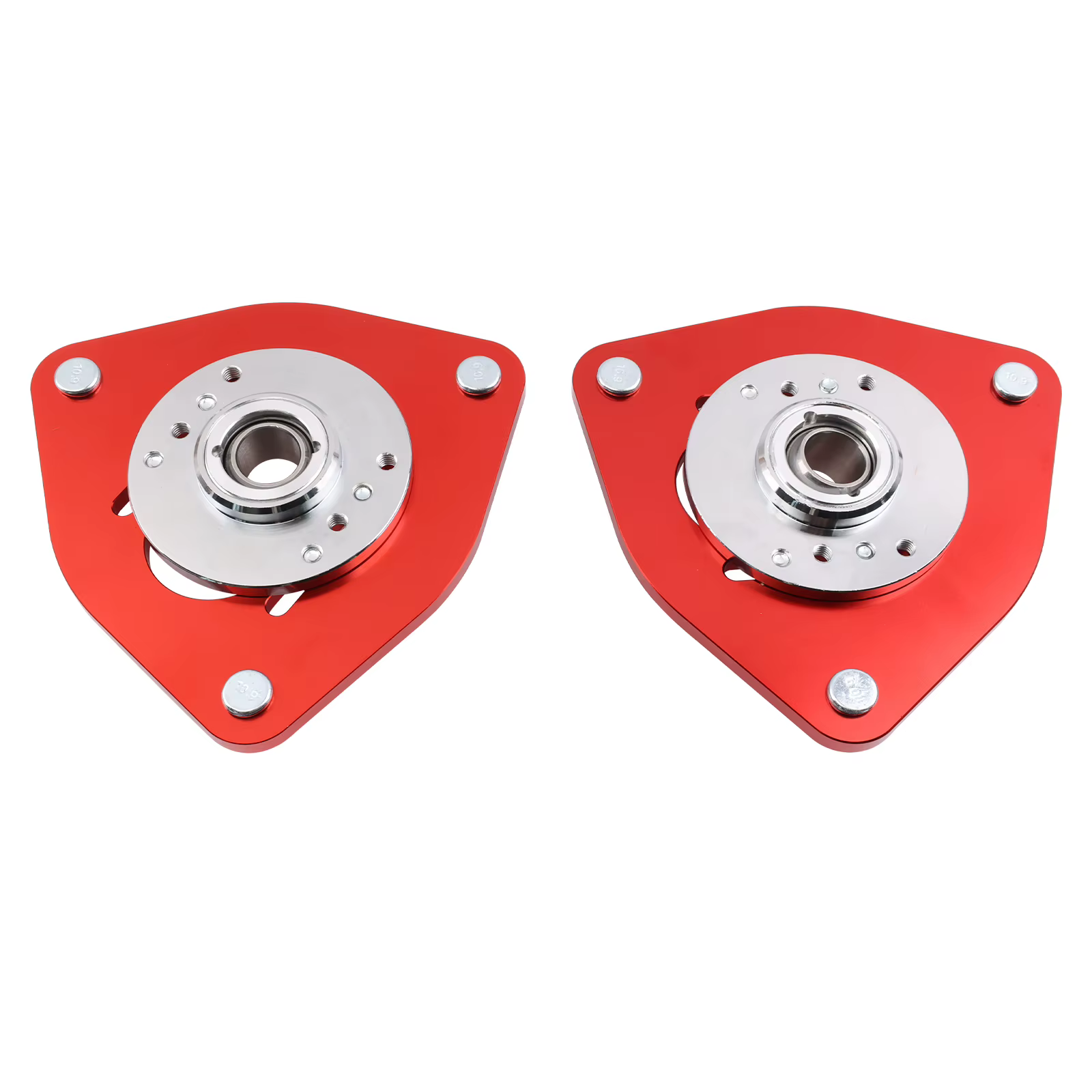Soporte superior Coilover delantero rojo con placa Camber ajustable