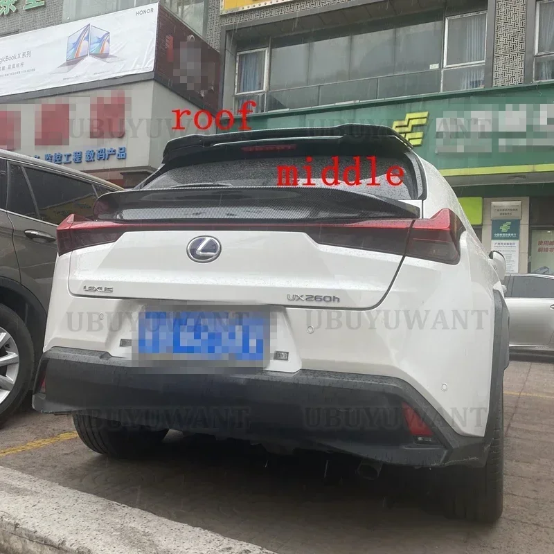 Alerón de techo de fibra de carbono para Lexus UX 200, 250h y 260h - imagen 5