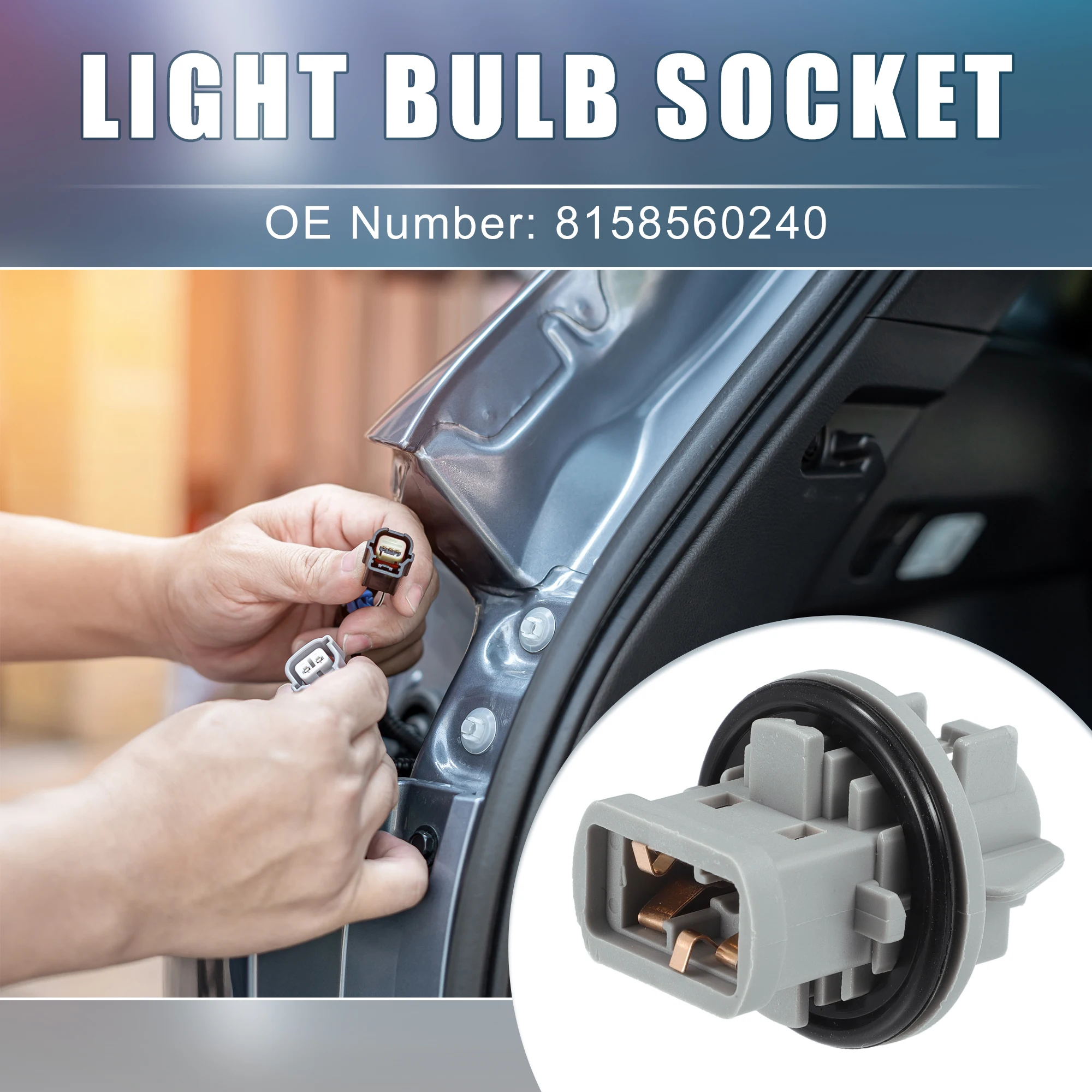 Portalámparas UXCELL 8158560240 para Toyota Land Cruiser Prado - imagen 3