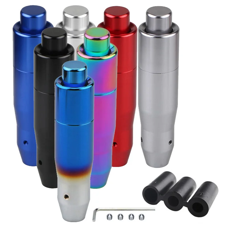Pomo de cambio automático metálico con botón universal - imagen 5