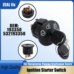 ZEAL 193350 Interruptor de arranque para Husqvarna, Poulan y Craftsman
