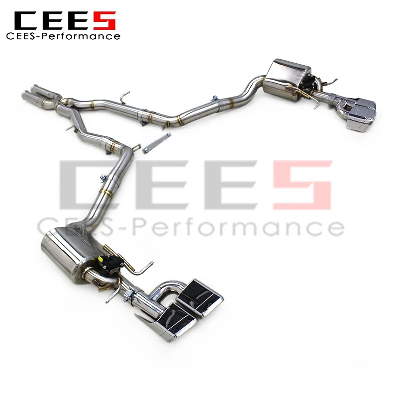 Kit Catback CEES Valvetronic tubular – Escape inox CLS63 AMG 5.5 V8 - imagen 2