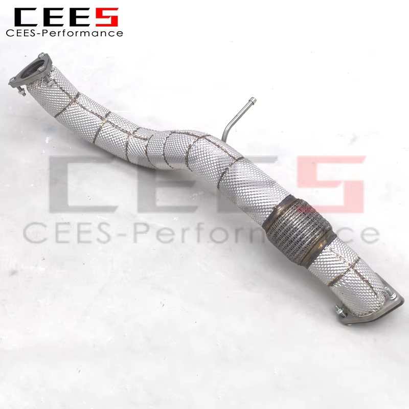 Tubo delantero recto CEES con silenciador para Honda Civic Type R FL5 - imagen 2