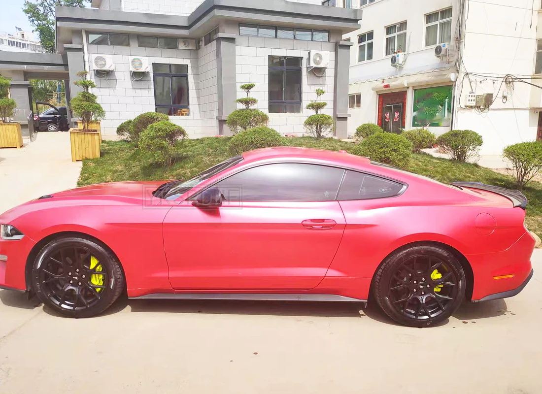 Alerón trasero de fibra de carbono para Ford Mustang 2015-2018 - imagen 3