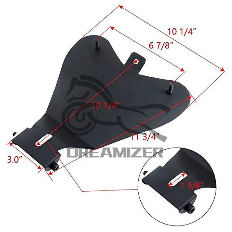 Sillín cuero Honda Bobber Shadow VT 600 700 1300 Suzuki Bobber - imagen 2