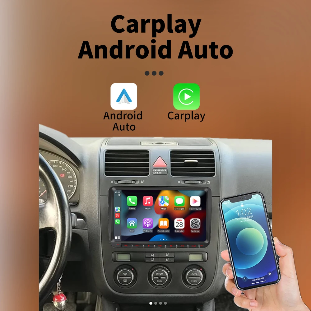 Radio 2 DIN con pantalla y GPS para VW Amarok 2010-2015 - imagen 4
