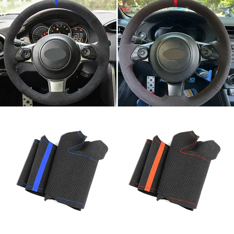 Funda de volante cuero gamuza Toyota 86 Subaru BRZ 2016-2020 - imagen 2