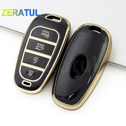 Funda TPU para llave Hyundai - Santa Fe y Tucson 2022, 4 botones