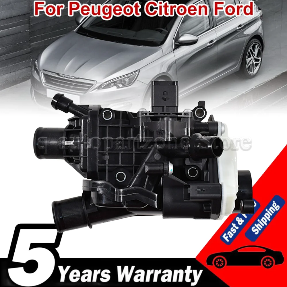 Termostato y carcasa 9804160380 para Peugeot, Citroën y Ford 2.0 HDi diésel