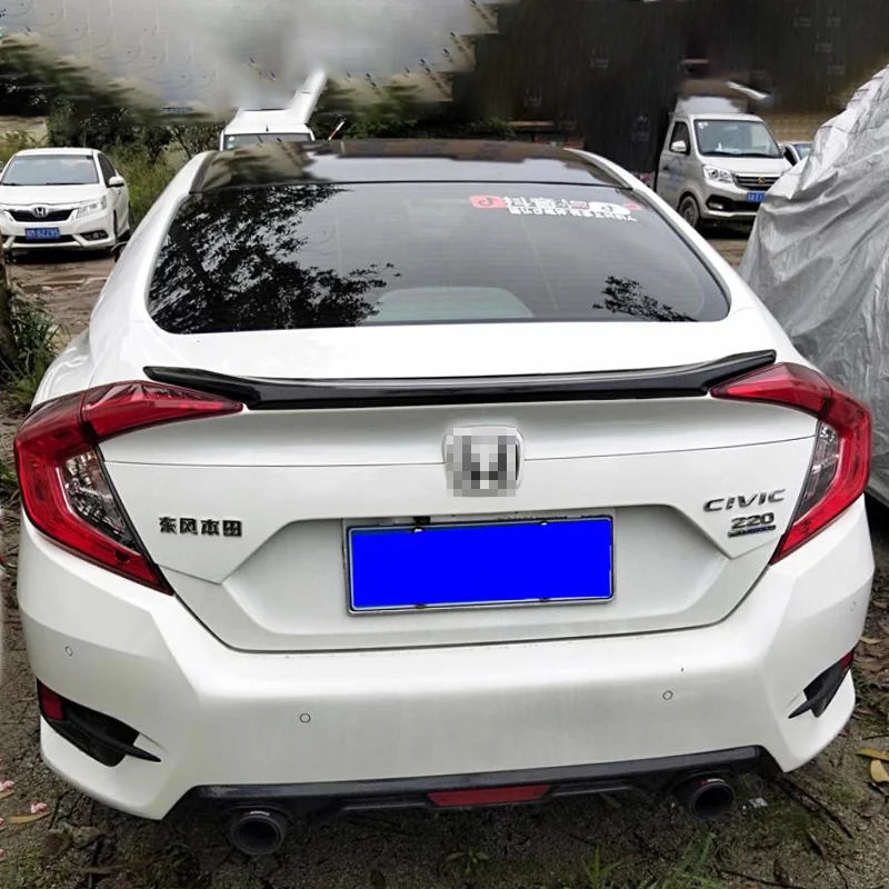 Alerón trasero Honda Civic 10ª Gen 2016-2019 – Ala pato ABS maletero - imagen 2