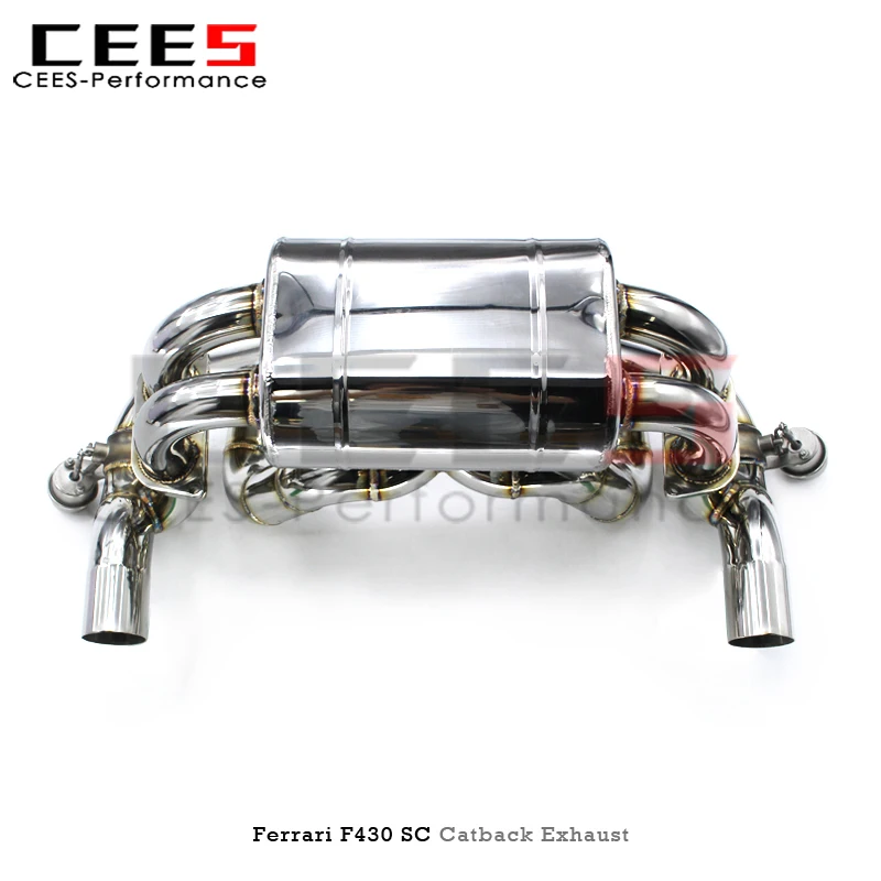 Sistema de escape cat-back CEES para Ferrari F430 4.3 V8 (2005-2009) - imagen 5