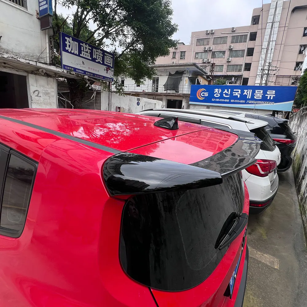 Para Jeep Freedom 2016 17 18 19 20 2 tapa de equipaje trasero alerón difusor superior Material FRP fibra de carbono negro accesorios automotrices - imagen 4