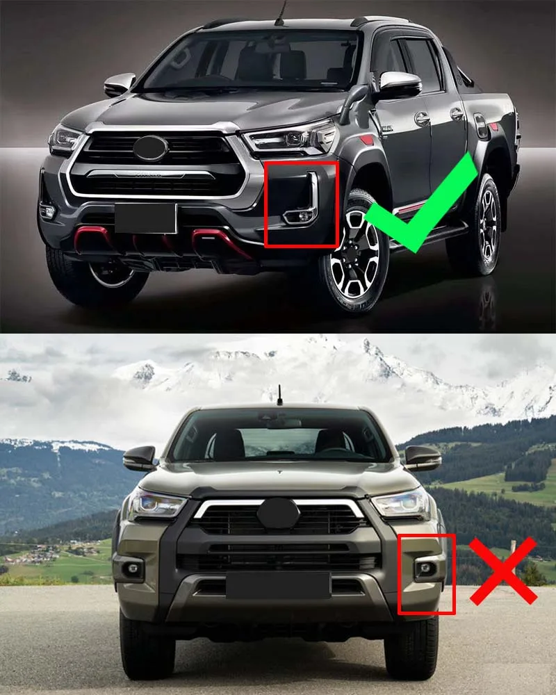 Marco faro antiniebla DRL LED giro dinámico Toyota Hilux - imagen 4