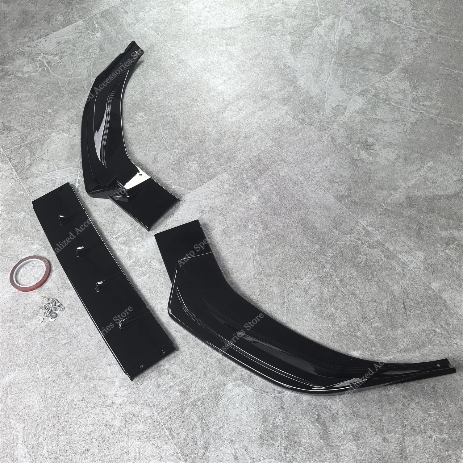 Maxton divisor parachoques delantero negro brillante – Mercedes Clase V W447 - imagen 5