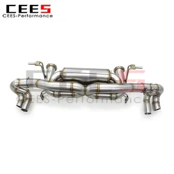 Escape catback CEES con válvula para Lamborghini Gallardo LP560/LP570