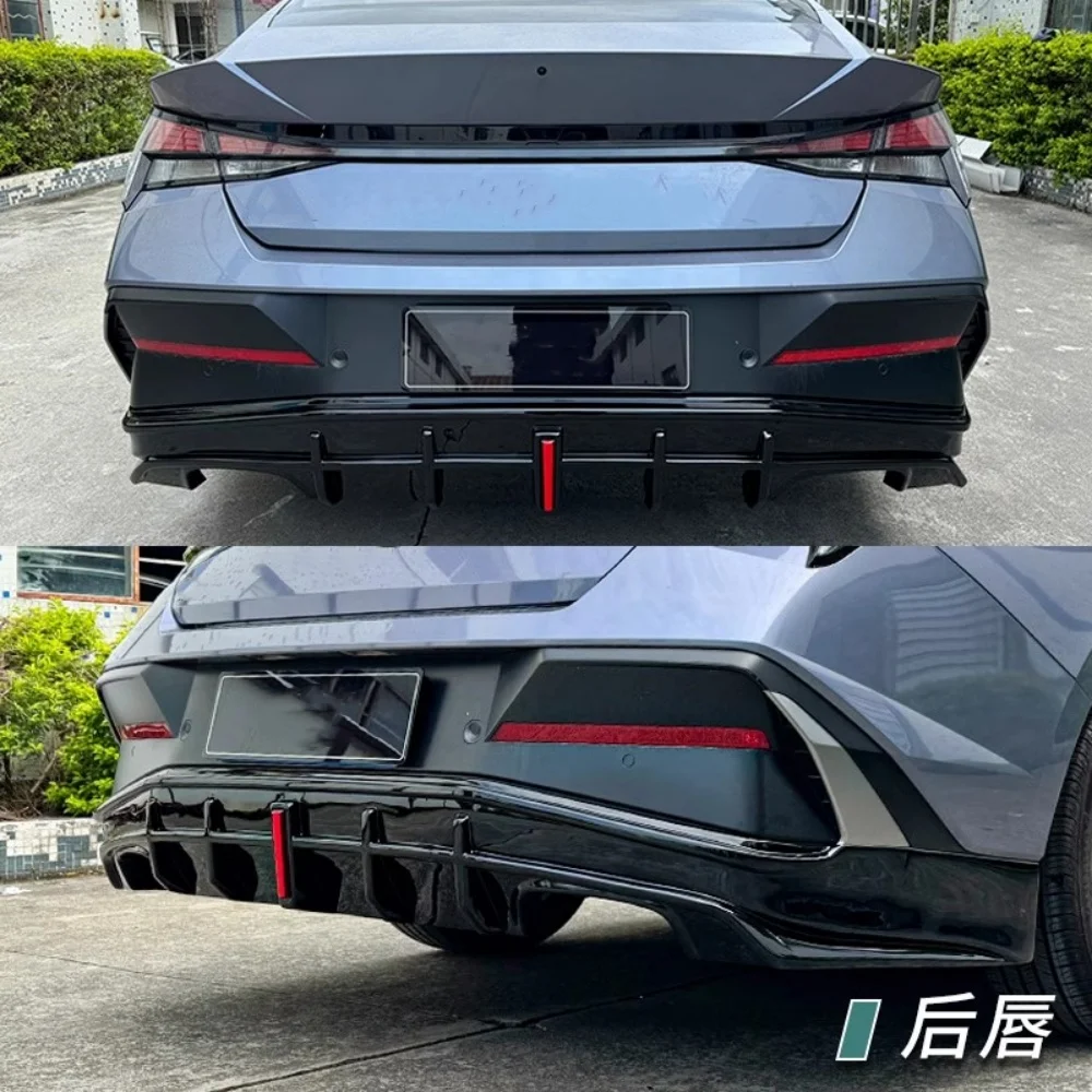 Kit carrocería tuning Hyundai Elantra 2023-2024 con labios y faldones - imagen 3