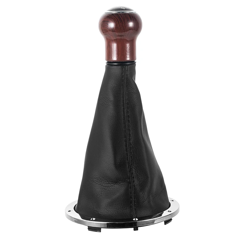 Pomo de madera para cambio de 5 velocidades con fuelle VW Golf - imagen 3