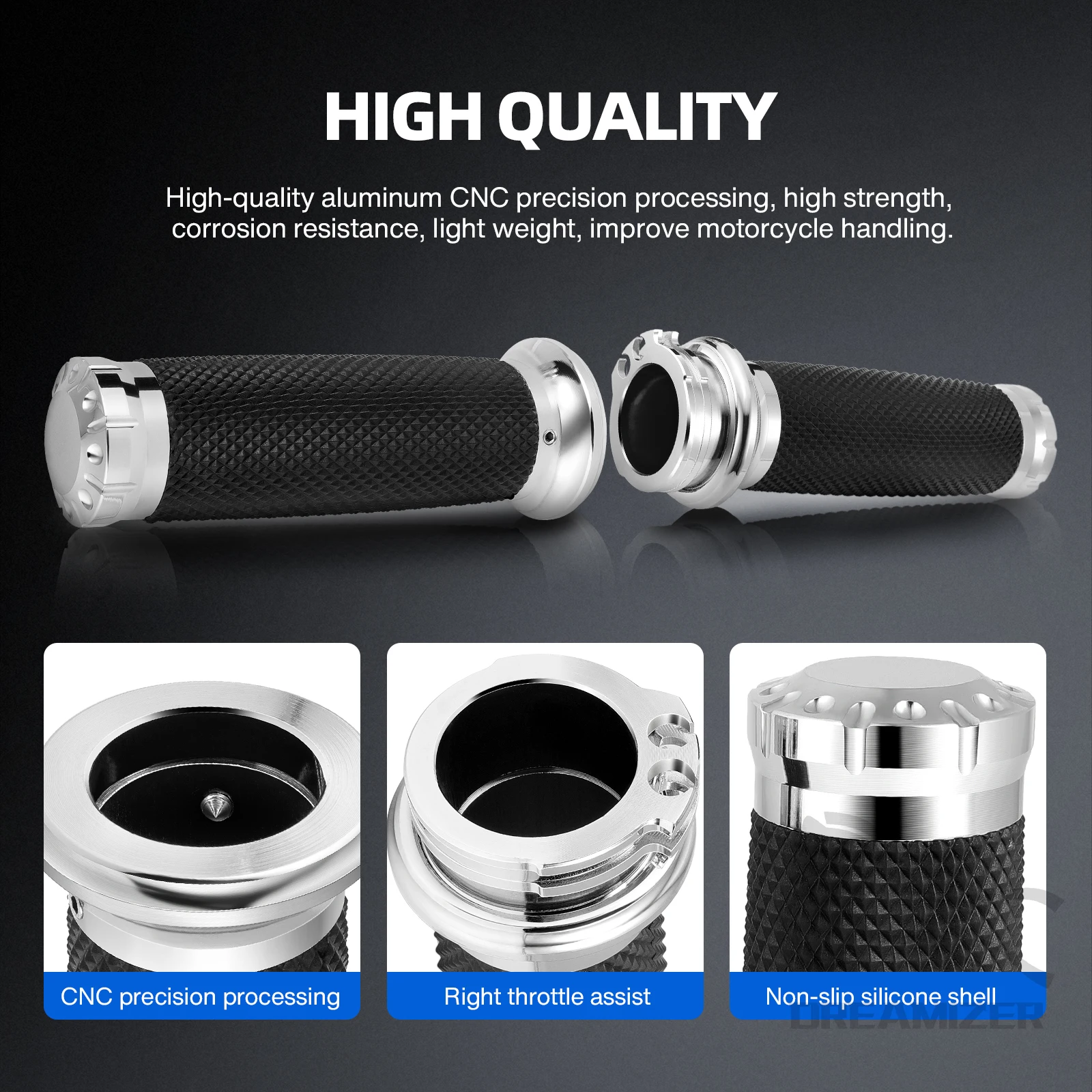 Punos Harley-Davidson 1 pulgada y 25mm para Touring/Street Glide - imagen 5