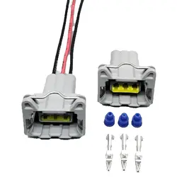 Shhworldsea 368215-1 conector sensor de golpe impermeable 3 pines 3,5mm