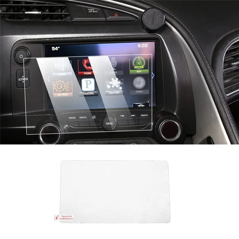 Protector de pantalla templado para navegación central Corvette C7 - imagen 2