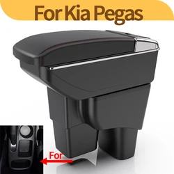 Kia Soluto reposabrazos USB - consola central modificada para coche