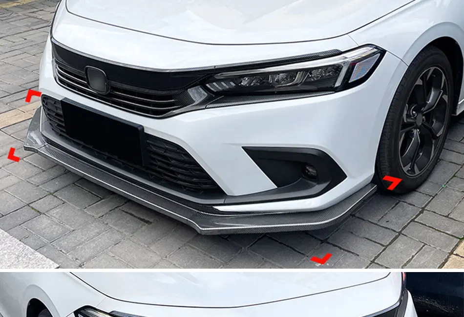 Alerón de parachoques delantero