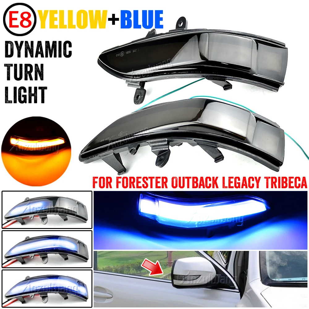 Intermitente LED dinámico retrovisor Subaru Forester Outback Legacy - imagen 5