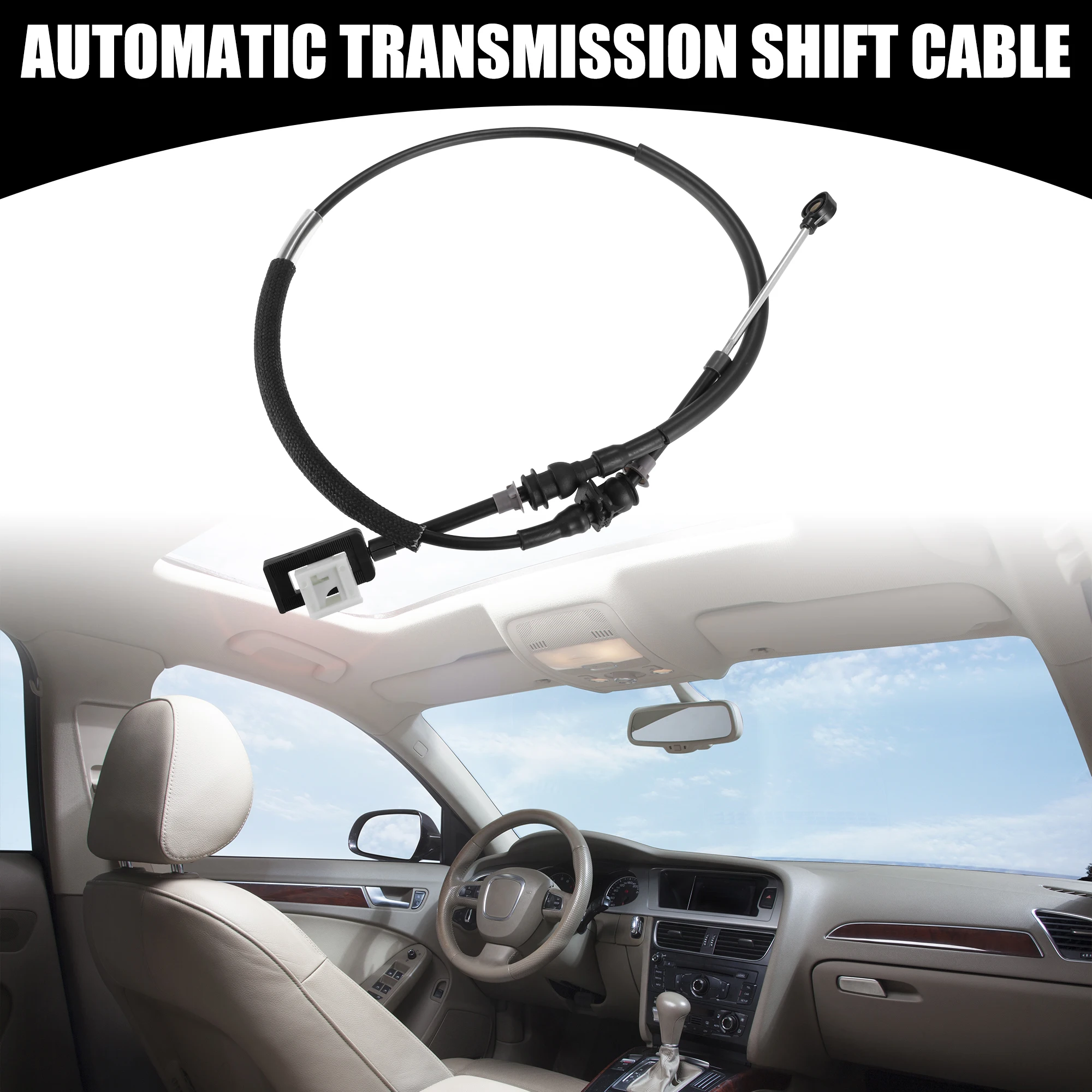 X Autohaux Cable de Control de palanca de cambios de transmisión automática para Ford Mustang, 2005, 2006, 2007, 2008, 2009 - imagen 2