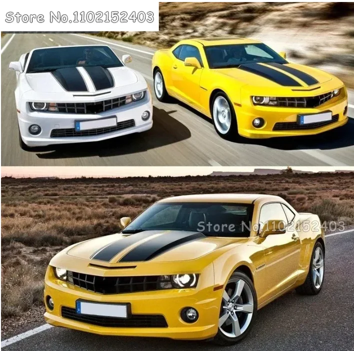 Calcomanía vinilo Camaro RS/LS/SS/LT - tiras racing capó deportivo - imagen 4