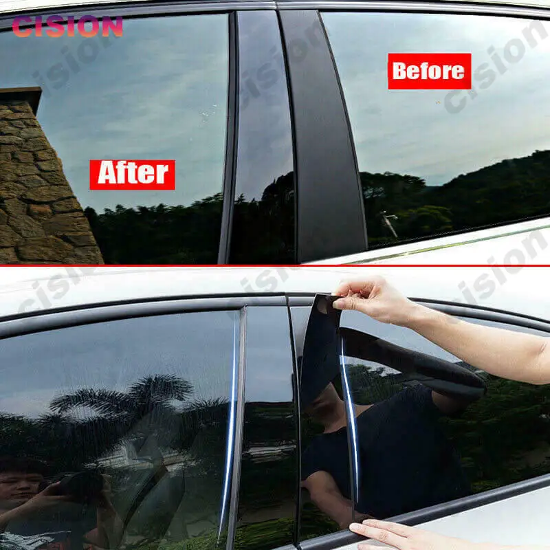 Molduras pilares B y C efecto carbono para Ford EcoSport 2013-2021 - imagen 2
