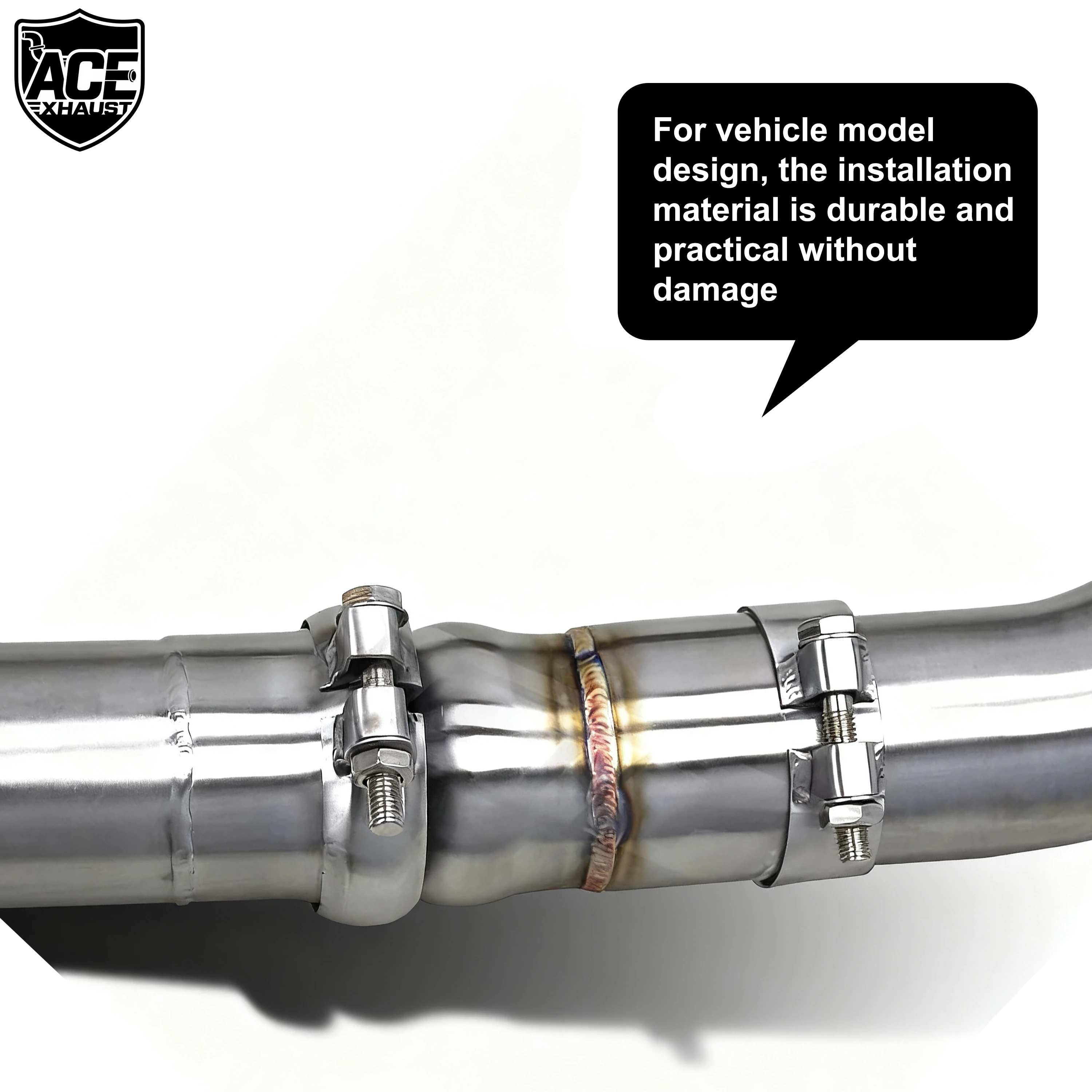 ACE catback con válvula de escape para Mercedes GLE63 AMG 4.0 W167 - imagen 5